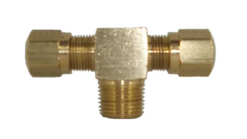 TEE UNION TUBING A MACHO NPT