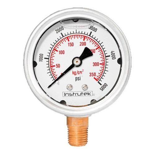 MANOMETRO 2-1/2 INF 0-5000 1/4 GLICERIN