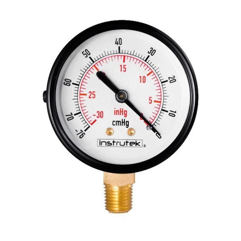 VACUOMETRO 1/4 NPT INFERIOR