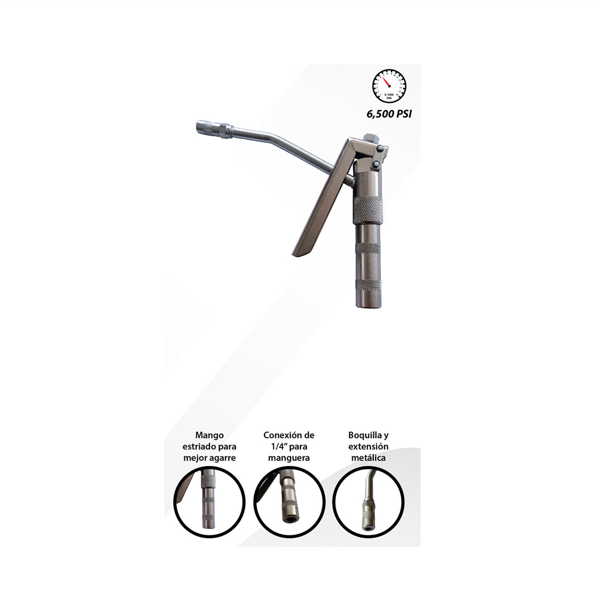 PISTOLA NEUMATICA P/GRASA RIGIDA