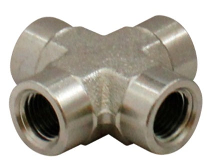 ADAPTADOR CRUZ HEMBRA NPT 1/4