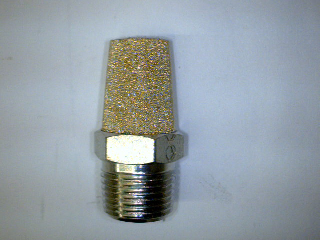 SILENCIADOR CONICO 3/8NPTBCE SINTERIZADO
