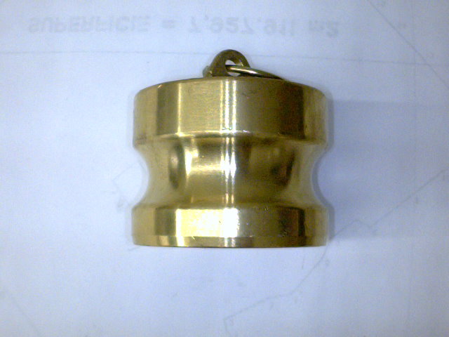 TAPON MACHO 1" BRONCE