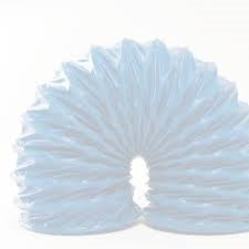 DUCTOFLEX BLANCO  -20 A 70GC   HUMOS POL 8"