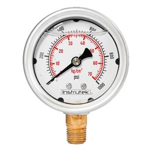 MANOMETRO 2-1/2  INF 0-1000 1/4 GLICERIN
