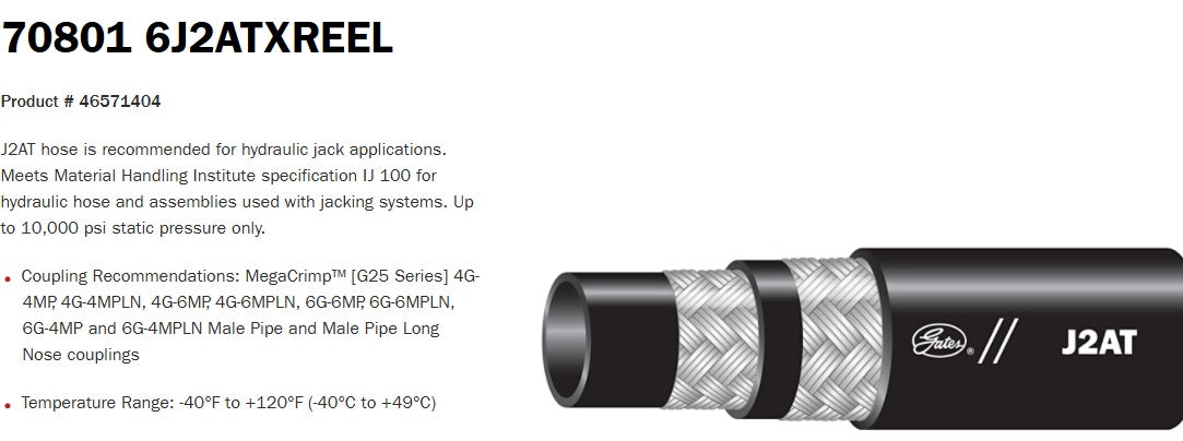 MANGUERAS ESPECIALES 10,000 PSI