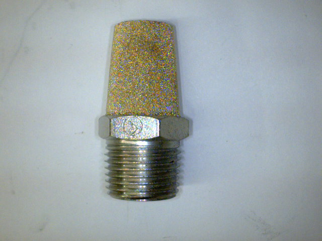 SILENCIADOR CONICO 1/2NPTBCE SINTERIZADO