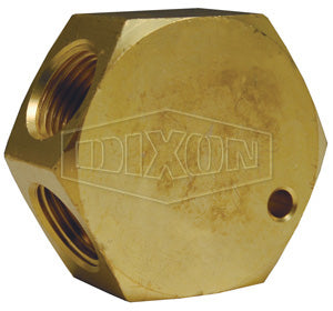 MANIFOLD 1/4 X 1/4 BRONCE