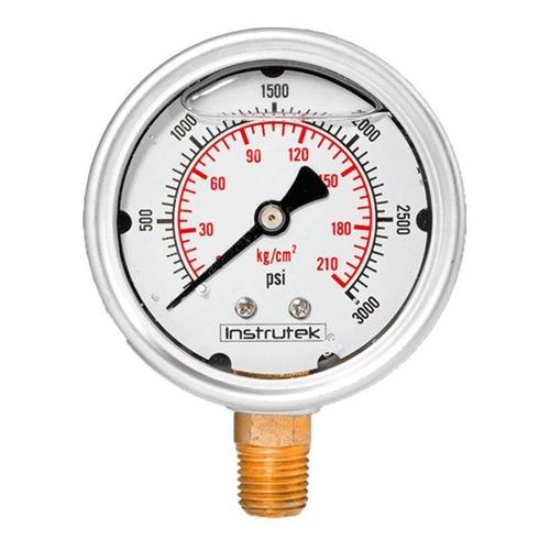 MANOMETRO 2-1/2  INF 0-3000 1/4 GLICERIN
