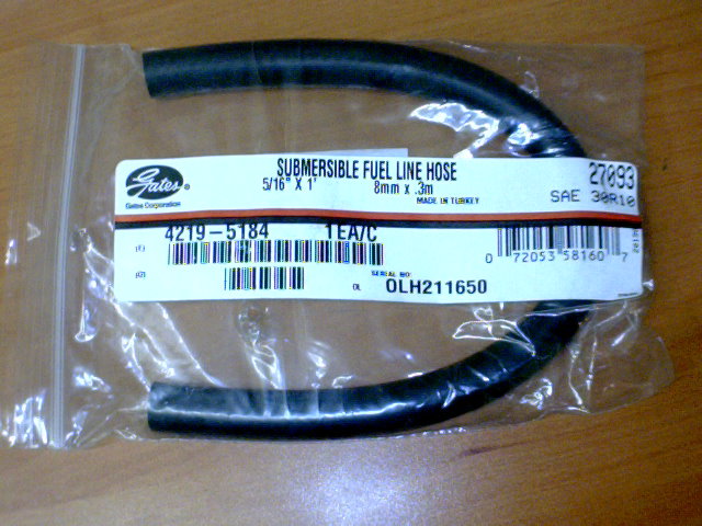 MANGUERA SUMERGUIBLE PARA GASOLINA 3/8