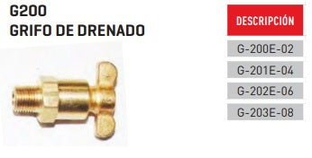 GRIFO DE DRENADO
