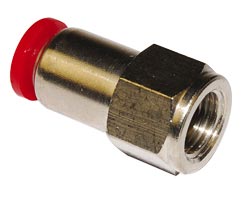 CONECTOR RECTO HEMBRA TUBO 10 MM ROSCA 1