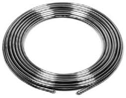 TUBO ACERO FLEXIBLE  ZINCADO 1/4 1 METRO