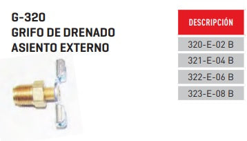 GRIFO DE DRENADO